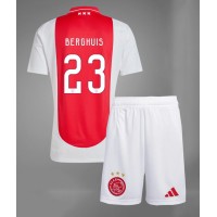 Maglie da calcio Ajax Steven Berghuis #23 Prima Maglia Bambino 2024-25 Manica Corta (+ Pantaloni corti)